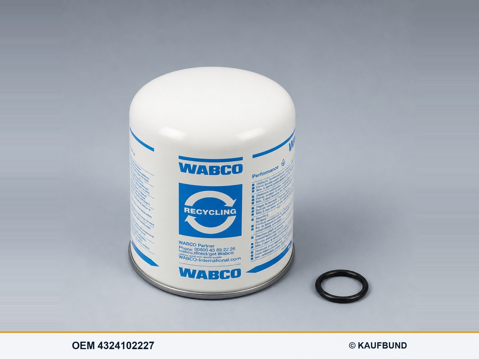 Картридж осушителя воздуха 4324102227 (Bosch 0986628250), WABCO